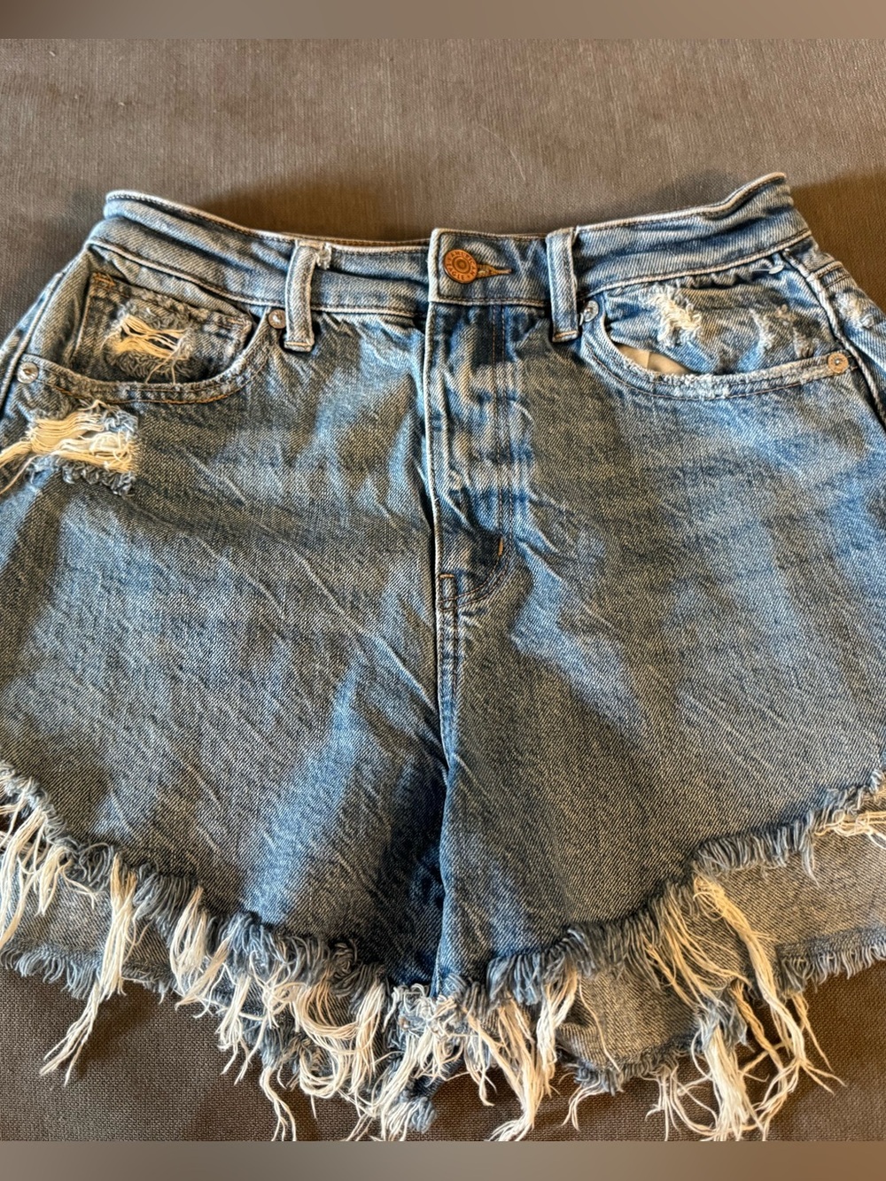 American Eagle Distressed Denim Shorts